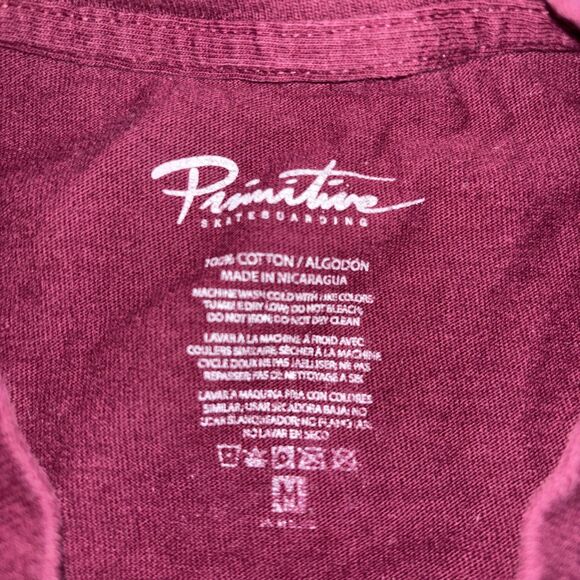 primitive t shirt medium Skateboarding Tee Virgin Mary Gothic - Picture 4 of 5